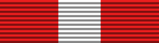 ribbon of the medal of knigt of the Order of the Crown of Italy