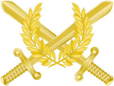 Promotion badge for war merit for senior officers of the Italian armed forces