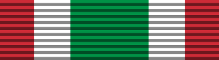 ribbon of the medal in memory of the Unification of Italy